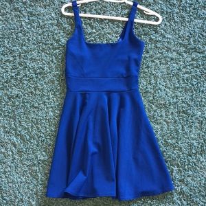 Simple blue dress